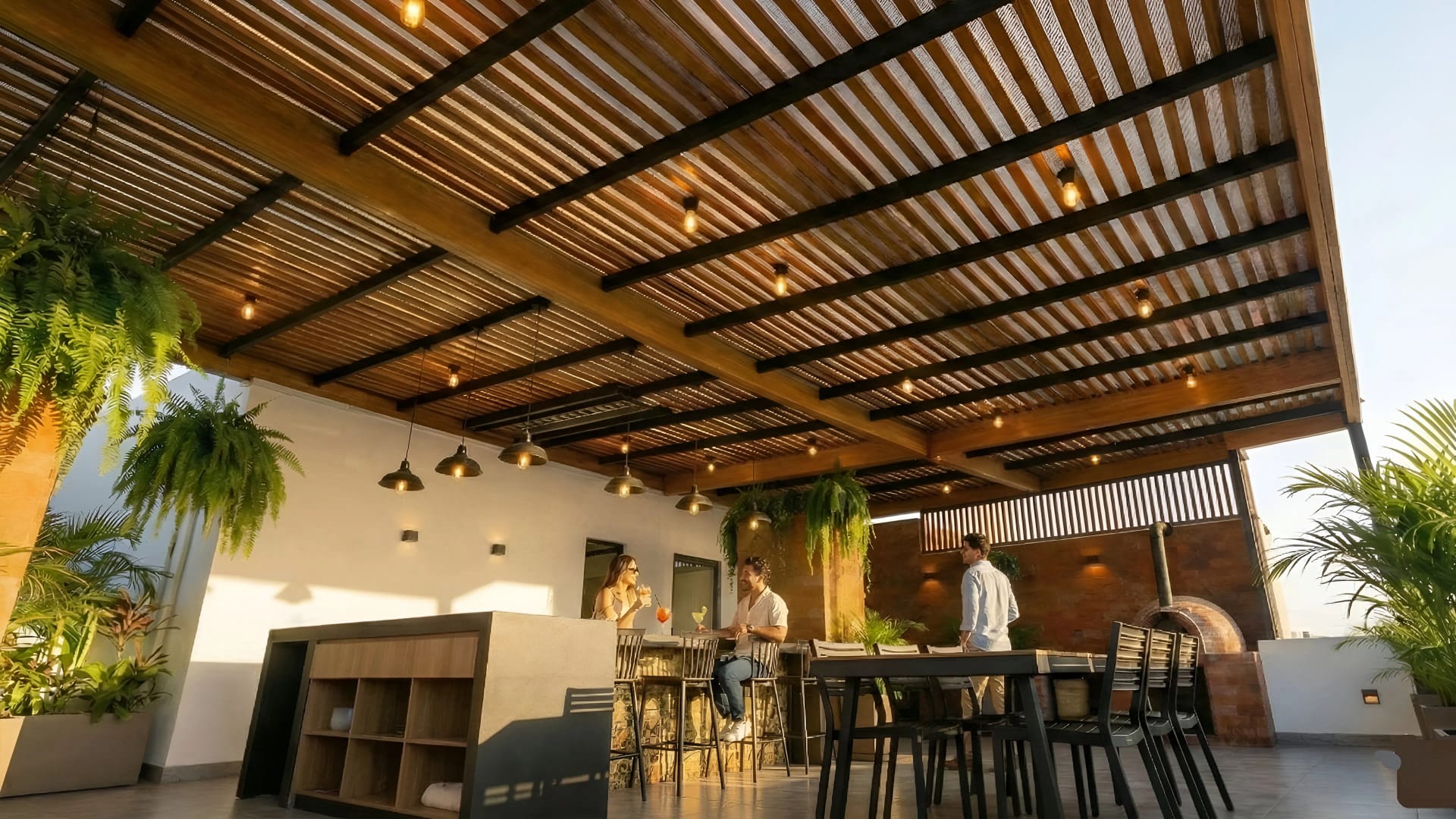 Terraza y azotea disenada por Comfort Studio en Lima